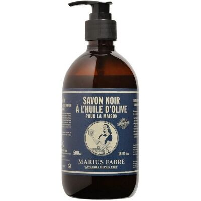 Savon noir liquide à l'huile d'olive - 500 ml - Marius Fabre - Publicité Savon noir liquide à l'huile d'olive - 500 ml - Marius Fabre - Publicité