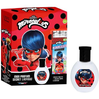 Coffret Parfum MIRACULOUS et Ma brume secrète - Eau de toilette + parfumée - Publicité Coffret Parfum MIRACULOUS et Ma brume secrète - Eau de toilette + parfumée - Publicité