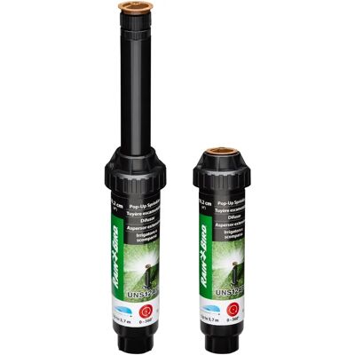 Arroseur compact Rain Bird Modèle US412 - Réglable 360° - Irrigation de jardin - Publicité Arroseur compact Rain Bird Modèle US412 - Réglable 360° - Irrigation de jardin - Publicité