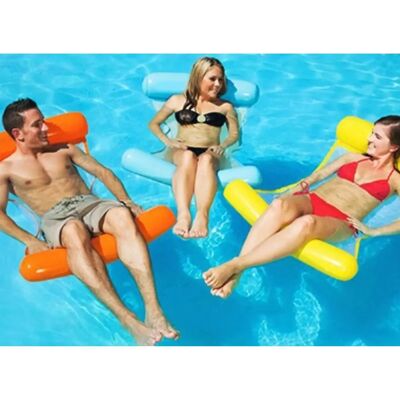 Chaise de piscine suspendue - Multicolore - 7050-110 cm - Vinyl - Jeu d'extérieur - Dès 8 ans Chaise de piscine suspendue - Multicolore - 7050-110 cm - Vinyl - Jeu d'extérieur - Dès 8 ans