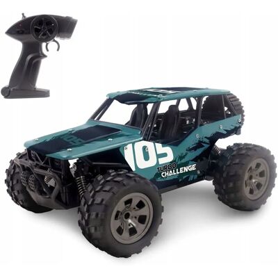 Turbo Challenge BTE Off Road Metalowe Niebieskie - Zdalnie Sterowane Auto Turbo Challenge BTE Off Road Metalowe Niebieskie - Zdalnie Sterowane Auto