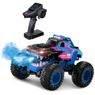 MGM Kék távirányítós autó - Turbo trükkök - 1/12 méretarány MGM Kék távirányítós autó - Turbo trükkök - 1/12 méretarány