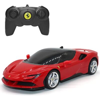 Samochód zdalnie sterowany Ferrari SF90 Stradale - Skala 1/24, Zasięg 10m, Wewnątrz/Zewnątrz Samochód zdalnie sterowany Ferrari SF90 Stradale - Skala 1/24, Zasięg 10m, Wewnątrz/Zewnątrz