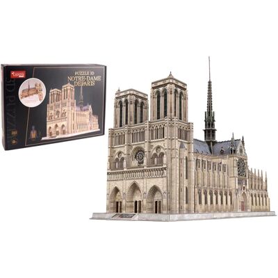 Modèle 3D Notre Dame de Paris MGM - 58x44 cm - 293 Pièces - Publicité Modèle 3D Notre Dame de Paris MGM - 58x44 cm - 293 Pièces - Publicité