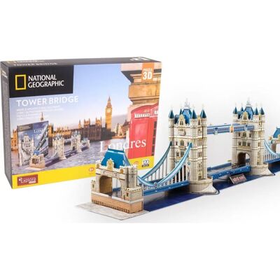 Puzzle 3D Tower Bridge - 120 pièces - À partir de 8 ans - Publicité Puzzle 3D Tower Bridge - 120 pièces - À partir de 8 ans - Publicité