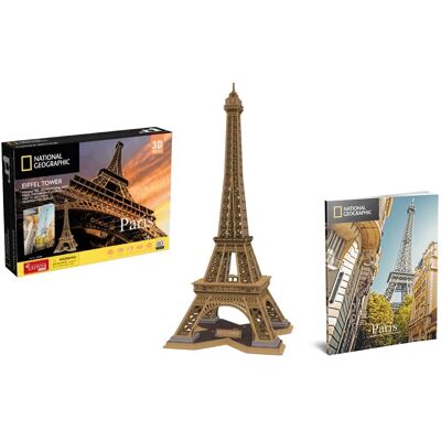 Puzzle 3D Tour Eiffel - 80 pièces pour enfants 8+ - Publicité Puzzle 3D Tour Eiffel - 80 pièces pour enfants 8+ - Publicité