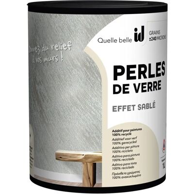 ID Perles de verre finition murale - 1L Transparent Brillant - Publicité ID Perles de verre finition murale - 1L Transparent Brillant - Publicité