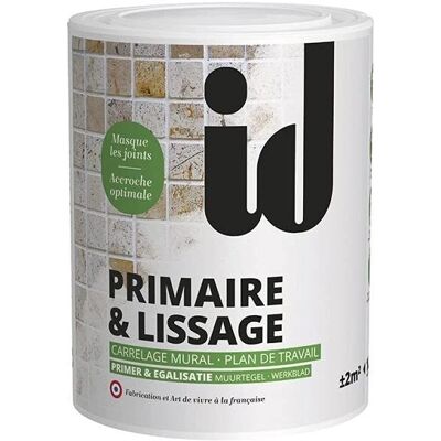 ID - PRIMAIRE ET LISSAGE CARRELAGE - Blanc - 1 L - Primer - Publicité ID - PRIMAIRE ET LISSAGE CARRELAGE - Blanc - 1 L - Primer - Publicité