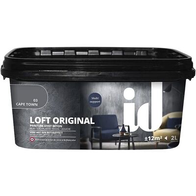 Peinture LOFT ORIGINAL effet béton - Intérieur murs et sols - Publicité Peinture LOFT ORIGINAL effet béton - Intérieur murs et sols - Publicité
