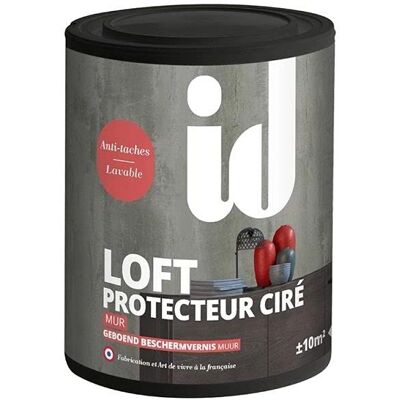 ID Loft Protecteur - Protection mural à finition cire transparente - Publicité ID Loft Protecteur - Protection mural à finition cire transparente - Publicité
