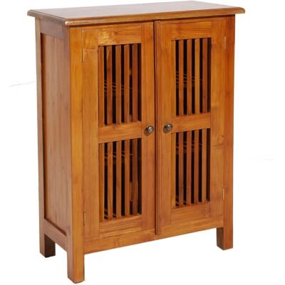 MACABANE Ayan - Teak Dressoir met 2 Deuren - Dressoir MACABANE Ayan - Teak Dressoir met 2 Deuren - Dressoir