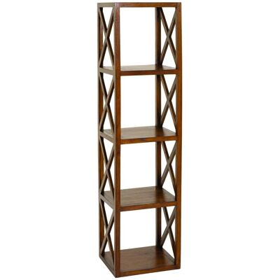 MACABANE Eden - Mindi Houten Plankenkast - 4 Planken - 40cm MACABANE Eden - Mindi Houten Plankenkast - 4 Planken - 40cm
