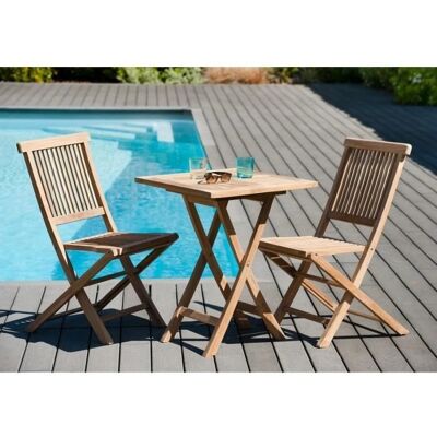 Macabane Harris Tuinset - Teak 2-Persoons Tuinmeubilair Macabane Harris Tuinset - Teak 2-Persoons Tuinmeubilair