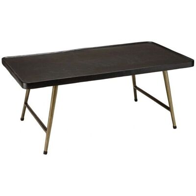 MACABANE Jonas Aluminium Rechthoekige Salontafel - Salontafel MACABANE Jonas Aluminium Rechthoekige Salontafel - Salontafel