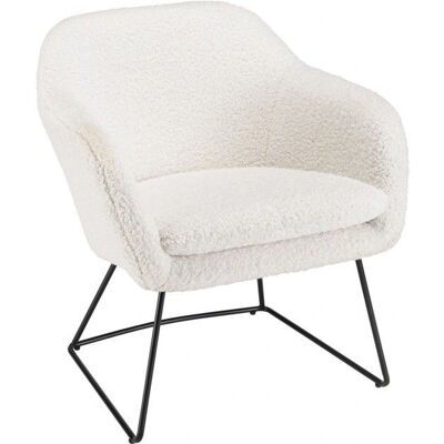 MACABANE ALBANE - stoffen fauteuil - 64x64x71cm MACABANE ALBANE - stoffen fauteuil - 64x64x71cm