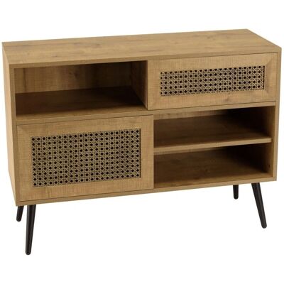 Macabane Charlie Buffet en Bois Marron - Buffet - Publicité Macabane Charlie Buffet en Bois Marron - Buffet - Publicité