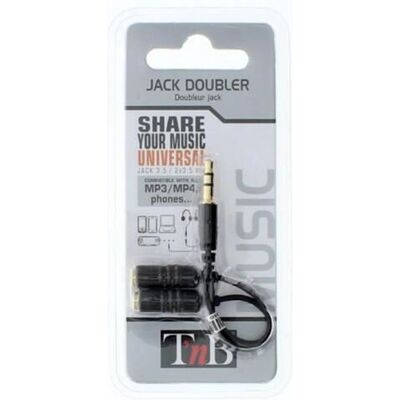 T'nB ADA35235 Audio Kabel - 3,5mm Stereo - Zwart T'nB ADA35235 Audio Kabel - 3,5mm Stereo - Zwart