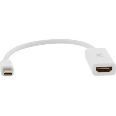 Adaptateur Mini DisplayPort à HDMI T'nB Blanc - Câble Vidéo - Publicité Adaptateur Mini DisplayPort à HDMI T'nB Blanc - Câble Vidéo - Publicité