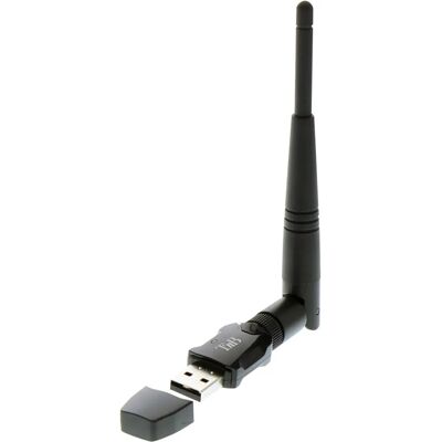 Adaptador de Red TnB - Wi-Fi AC 600 Mbps - Antena desmontable Adaptador de Red TnB - Wi-Fi AC 600 Mbps - Antena desmontable