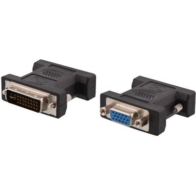 Adaptateur DVI-I à VGA T'nB - Vidéo & Données - Noir - Publicité Adaptateur DVI-I à VGA T'nB - Vidéo & Données - Noir - Publicité