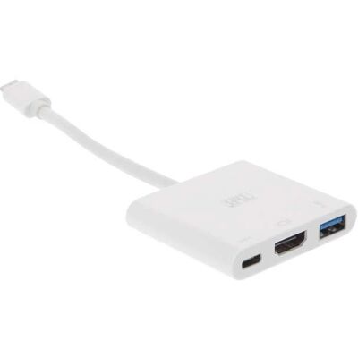 T'nB TCHDMI3IN1 Laptop Dock - Weiß - Laptop Dock/Port Replikator T'nB TCHDMI3IN1 Laptop Dock - Weiß - Laptop Dock/Port Replikator