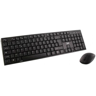 Ensemble Clavier et Souris Sans Fil T'nB KBSCBK2 - Noir - Publicité Ensemble Clavier et Souris Sans Fil T'nB KBSCBK2 - Noir - Publicité