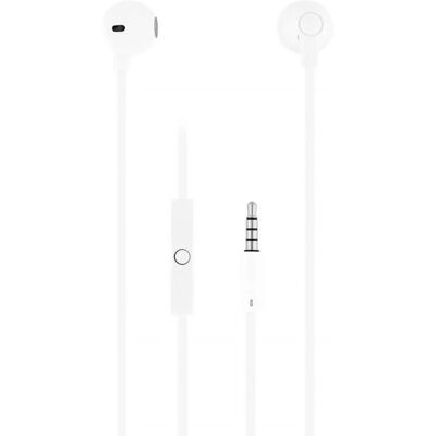 T'nB Casque intra-auriculaire filaire SWEET - Blanc - 3,5 mm - Publicité T'nB Casque intra-auriculaire filaire SWEET - Blanc - 3,5 mm - Publicité