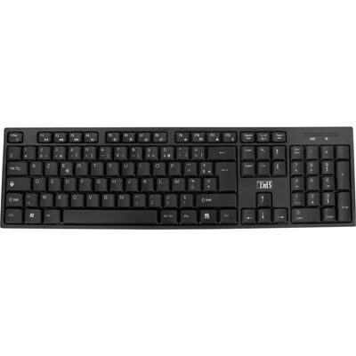 T'nB KBWBK Clavier sans fil RF ergonomique - Noir - Accessoire informatique - Publicité T'nB KBWBK Clavier sans fil RF ergonomique - Noir - Accessoire informatique - Publicité