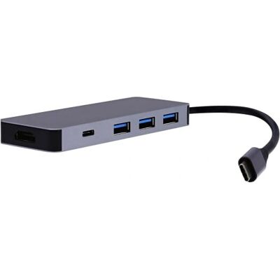 T'nB Hubalu6 Station d'accueil USB-C - USB 3.2, Gris - Publicité T'nB Hubalu6 Station d'accueil USB-C - USB 3.2, Gris - Publicité