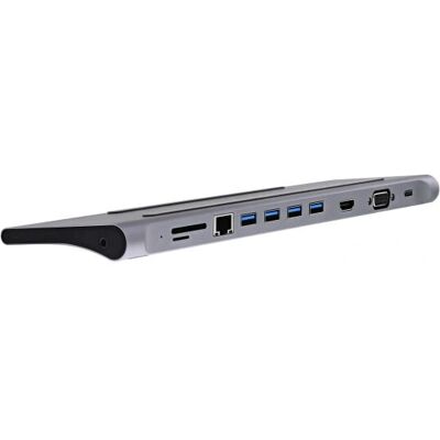 T'nB Plata Dock USB-C 11-en-1 - Dock para portátil T'nB Plata Dock USB-C 11-en-1 - Dock para portátil