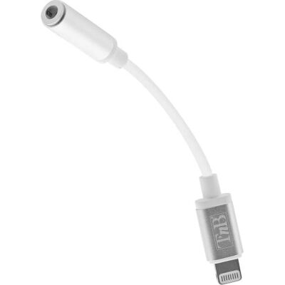T'nB Lightning Kabeladapter - 3,5 mm Klinkenstecker - Weiß - Lightning Kabeladapter T'nB Lightning Kabeladapter - 3,5 mm Klinkenstecker - Weiß - Lightning Kabeladapter