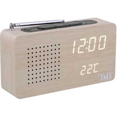 T'nB Holz Digitalradio Wecker - Multifunktionaler Wecker T'nB Holz Digitalradio Wecker - Multifunktionaler Wecker