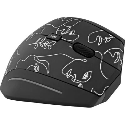 Souris sans fil ergonomique T'NB - Noir - Accessoire ordinateur - Publicité Souris sans fil ergonomique T'NB - Noir - Accessoire ordinateur - Publicité
