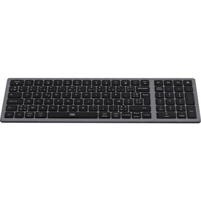 Clavier Bluetooth T'nB KBWPRO - AZERTY français, noir, gris - Compact - Publicité Clavier Bluetooth T'nB KBWPRO - AZERTY français, noir, gris - Compact - Publicité