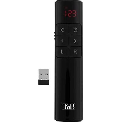 T'nB AIRMOUSE2 Control remoto inalámbrico IR - Negro - Control remoto T'nB AIRMOUSE2 Control remoto inalámbrico IR - Negro - Control remoto