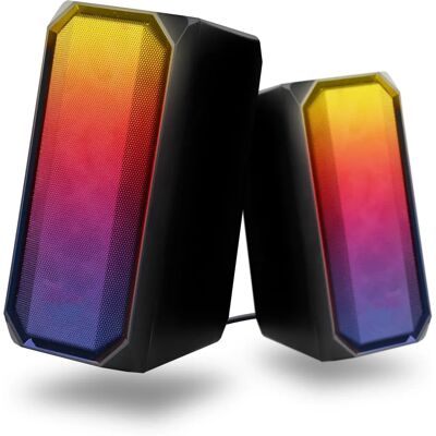 T'NB Gaming RGB Bluetooth Høyttaler - Svart T'NB Gaming RGB Bluetooth Høyttaler - Svart