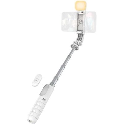 T'NB Influence Pro 2 em 1 Bastão de Selfie e Tripé - Luz LED - Branco T'NB Influence Pro 2 em 1 Bastão de Selfie e Tripé - Luz LED - Branco