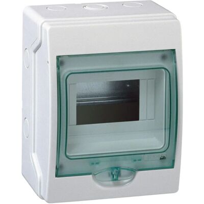 Schneider Electric MiniKleinverteiler 6TE IP65 - Boîte de distribution électrique - Publicité Schneider Electric MiniKleinverteiler 6TE IP65 - Boîte de distribution électrique - Publicité