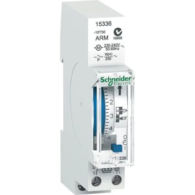 Schneider Electric - Zeitschalter - Digital, 1 Kanal, 230V AC Schneider Electric - Zeitschalter - Digital, 1 Kanal, 230V AC