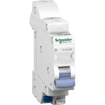 Schneider 16724 Disjoncteur DuoLine xe Click 1P+N 2A - Curbe c - Prise - Blanc - Publicité Schneider 16724 Disjoncteur DuoLine xe Click 1P+N 2A - Curbe c - Prise - Blanc - Publicité