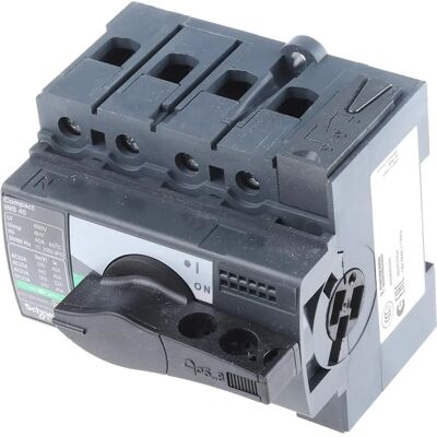 Schneider Electric - Commutateur compact 40A 4P - IP40 - Publicité Schneider Electric - Commutateur compact 40A 4P - IP40 - Publicité