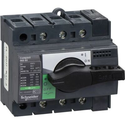 Schneider Electric - Lastrennschalter - INS80 - 3P - 80A Schneider Electric - Lastrennschalter - INS80 - 3P - 80A