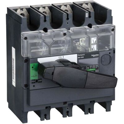 Schneider Electric INV630 4P Interruptor - Alta Capacidad, Punto de Desconexión Visible Schneider Electric INV630 4P Interruptor - Alta Capacidad, Punto de Desconexión Visible