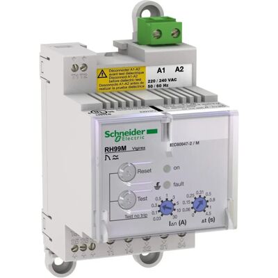 Schneider Electric RH99M jordfelsbrytare - Elskyddsenhet Schneider Electric RH99M jordfelsbrytare - Elskyddsenhet