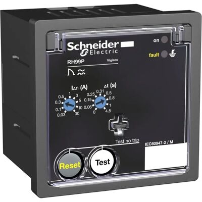 Schneider Electric Vigirex RH99P - Sensibilidad de fuga a tierra 0,03A-30A - Dispositivo diferencial residual Schneider Electric Vigirex RH99P - Sensibilidad de fuga a tierra 0,03A-30A - Dispositivo diferencial residual