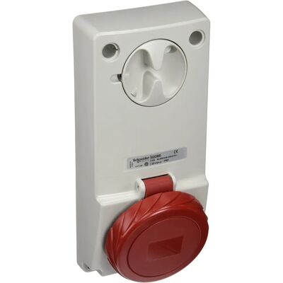 Schneider Electric Modell 82086 Außensteckdose - 16A, 400V, IP65 Schneider Electric Modell 82086 Außensteckdose - 16A, 400V, IP65