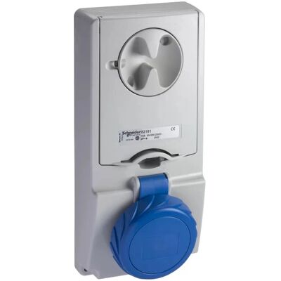 Schneider Electric Modèle 82181 Prise - IP65 16A 230V 3-Phase - Publicité Schneider Electric Modèle 82181 Prise - IP65 16A 230V 3-Phase - Publicité