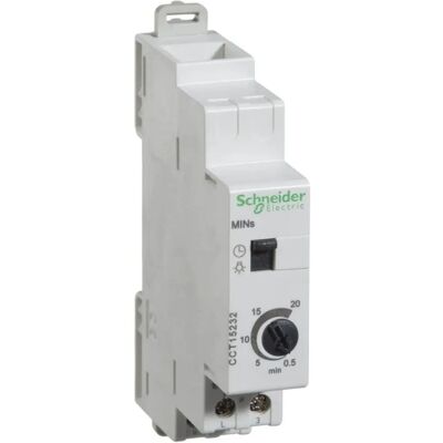 Programador Schneider Electric - 0,5-20 min, DIN, 230V, 16A Programador Schneider Electric - 0,5-20 min, DIN, 230V, 16A
