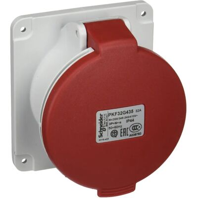 Schneider Electric PKF32G435 Runde IP44 32A 400V 3P - Elektrischer Anschluss Schneider Electric PKF32G435 Runde IP44 32A 400V 3P - Elektrischer Anschluss
