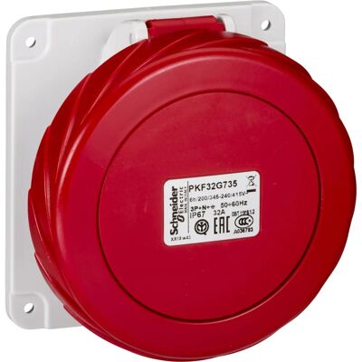Schneider Electric PKF32G735 - Industriesteckdose - 32A, 3P+N+E Schneider Electric PKF32G735 - Industriesteckdose - 32A, 3P+N+E